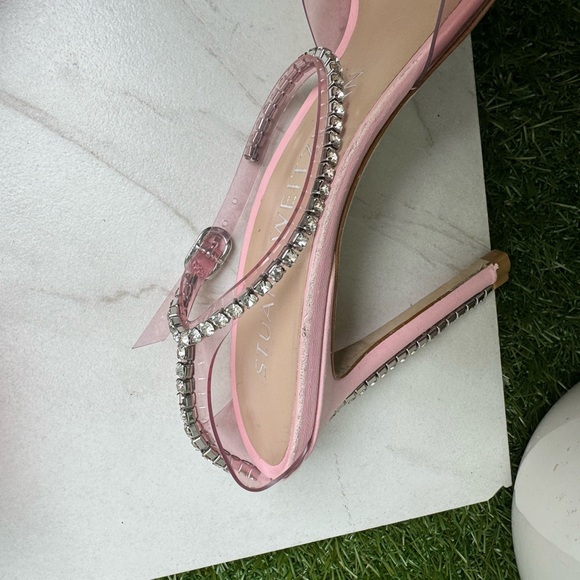 Stuart Weitzman
Glam 100 Strap Pumps Color: Pink/Clear size 9 new - Picture 15 of 16